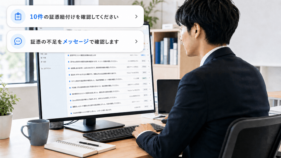 確認・修正・承認を一つのレビューでのイメージ